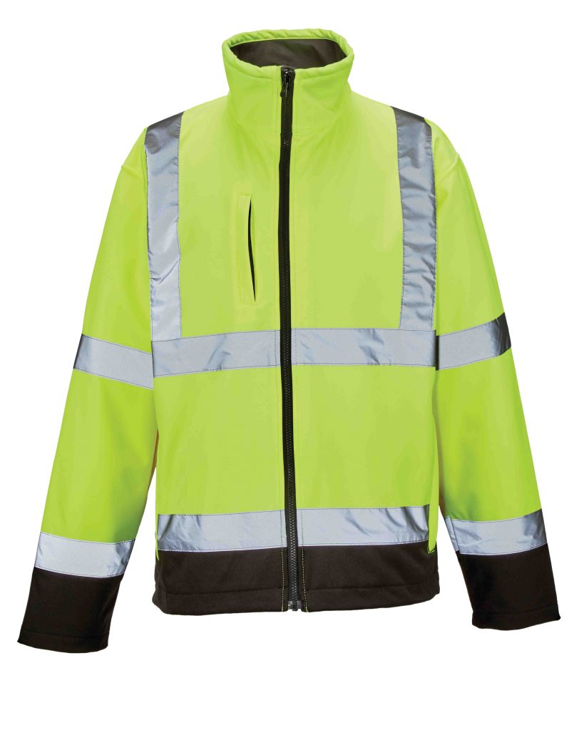 Heatwave Print 1912-Yellow-High-Visibility-Soft-Shell-Jacket - Airport ...