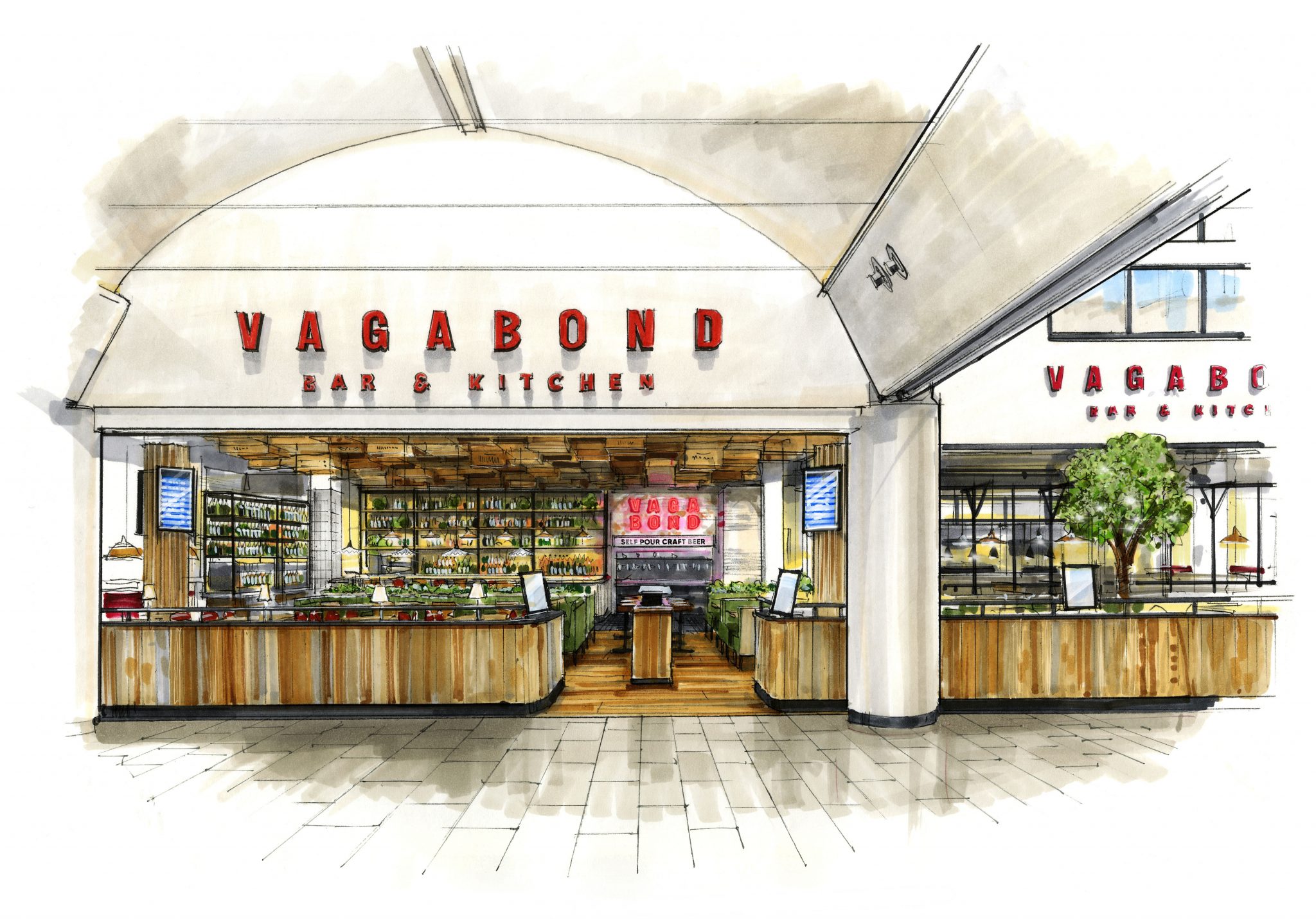 vagabond bar and kitchen gatwick